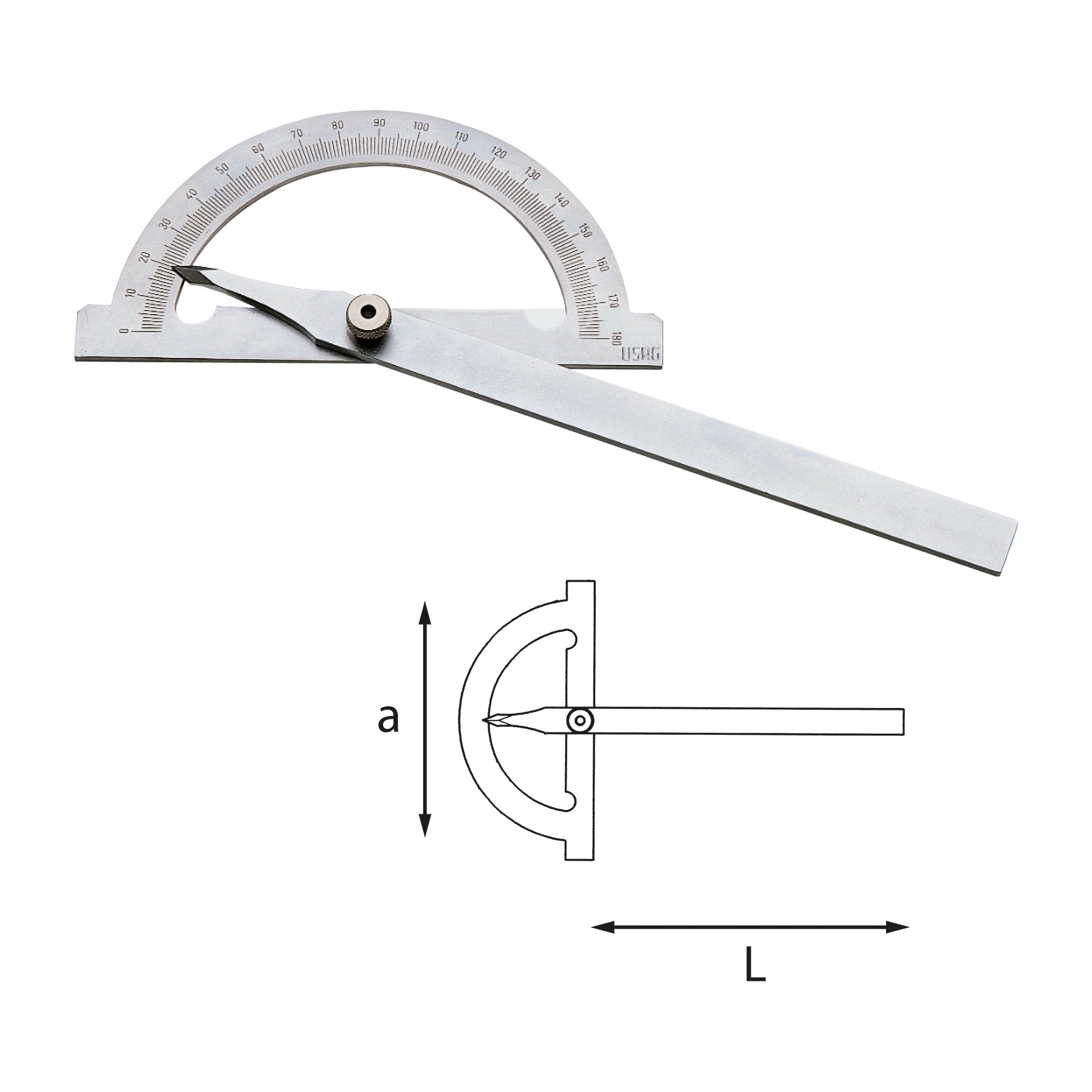 970 A - Simple protractors - Usag  970 A - Simple protractors - Usag